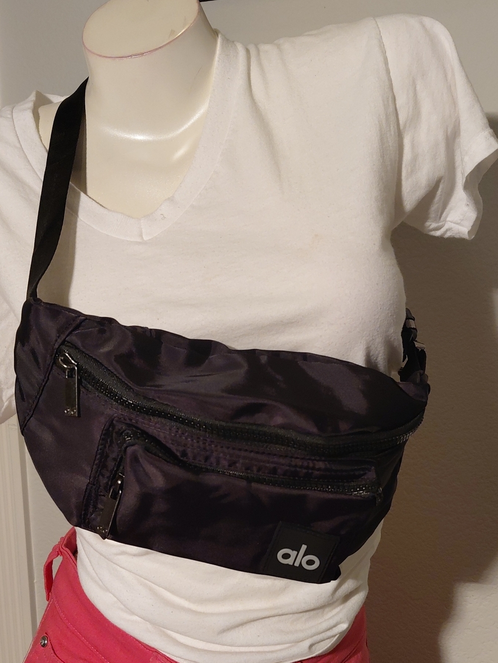 ALO Yoga Black Explorer Fanny Pack